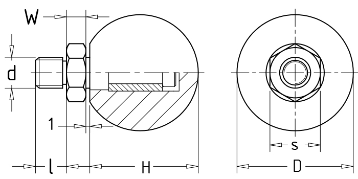 球形轉(zhuǎn)動(dòng)手柄