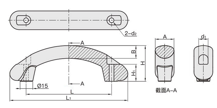 精密鑄造型拉手