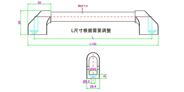精密鑄造管型拉手